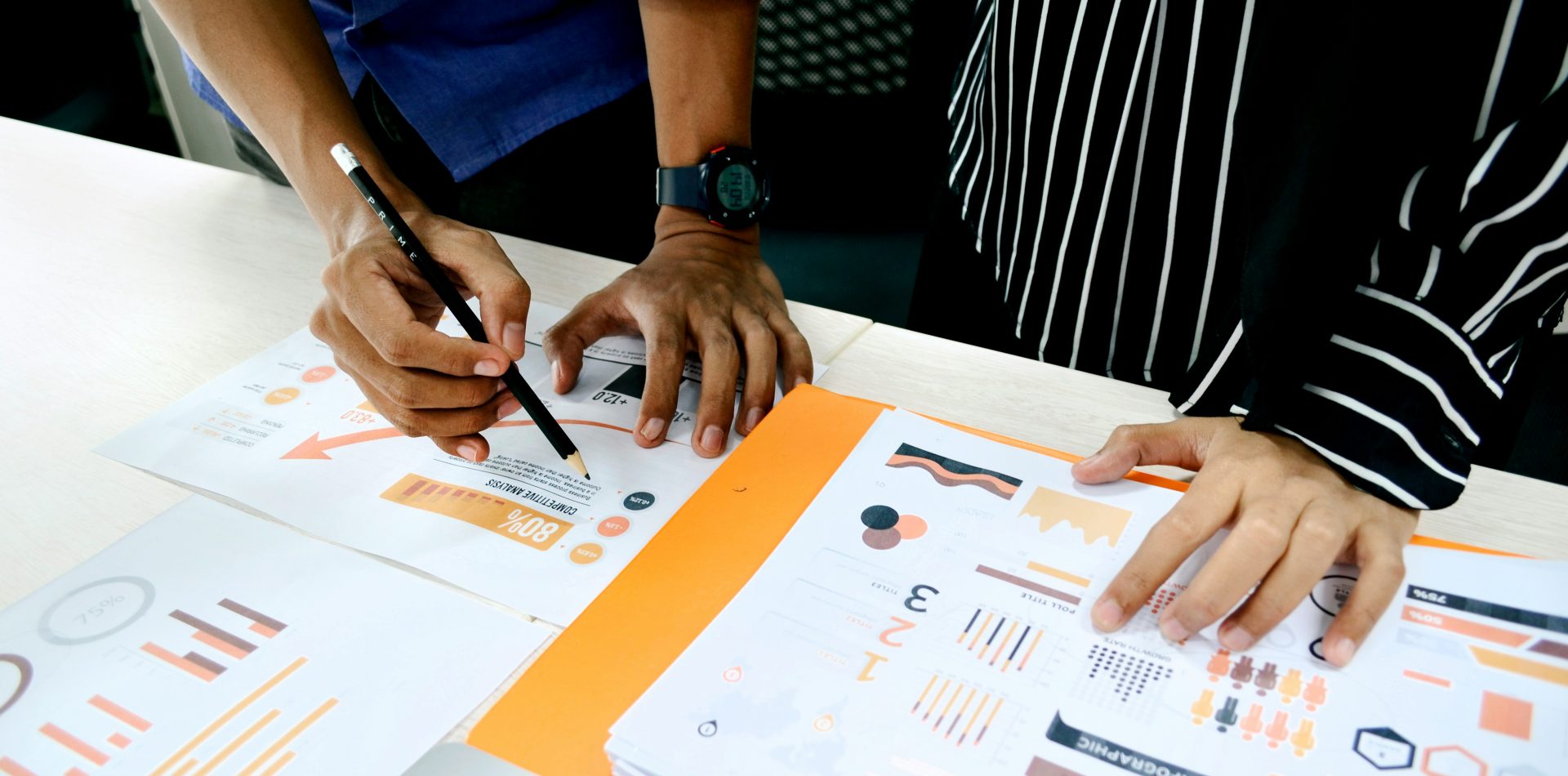 Why Most Case Studies Fail to Convince Buyers, Minimal Marketing team reviewing client results for a credible case study